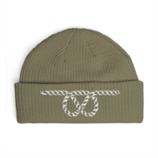 Stafford Knot Cuff Beanie Knit Beanie