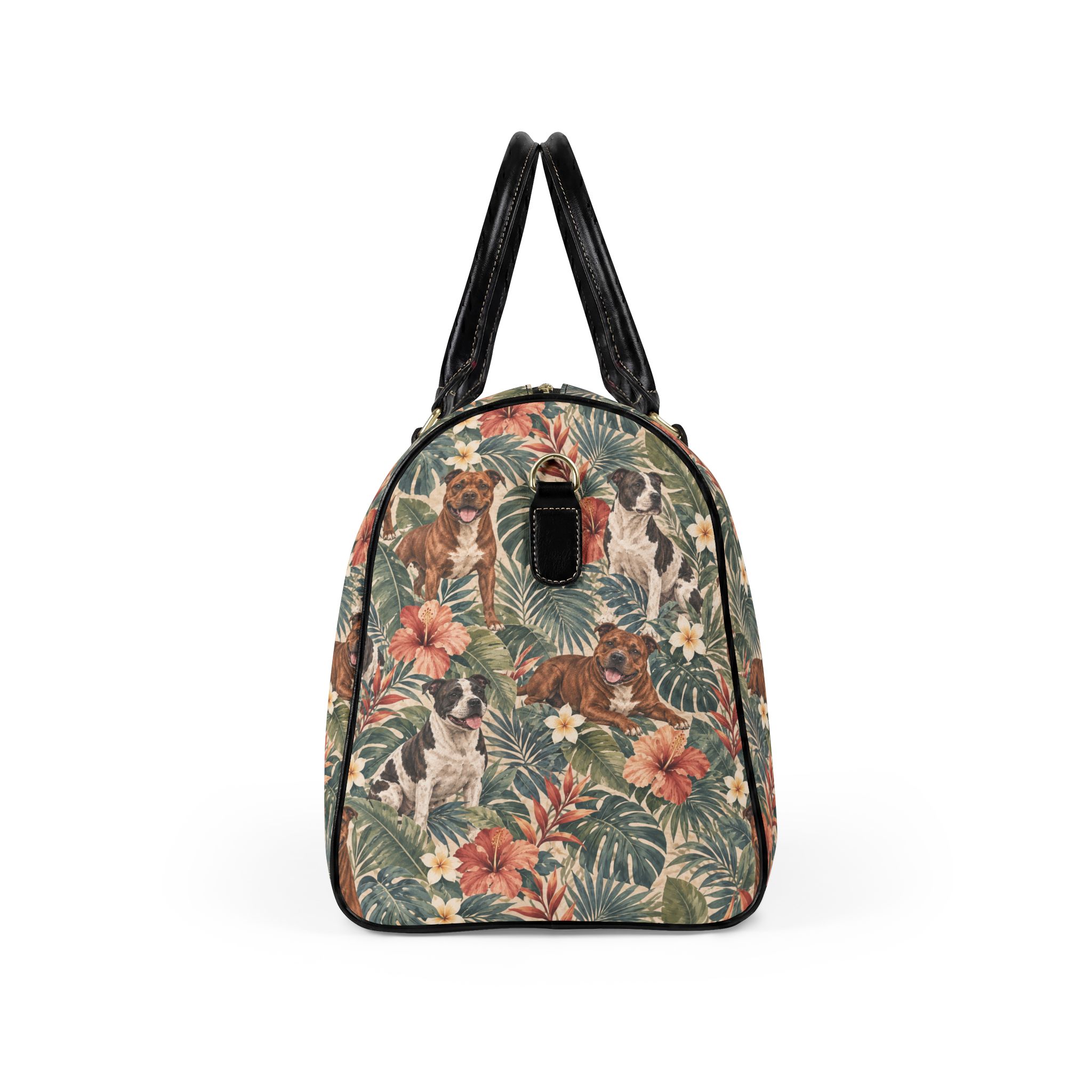 Faux Leather Travel Bag - Image 5