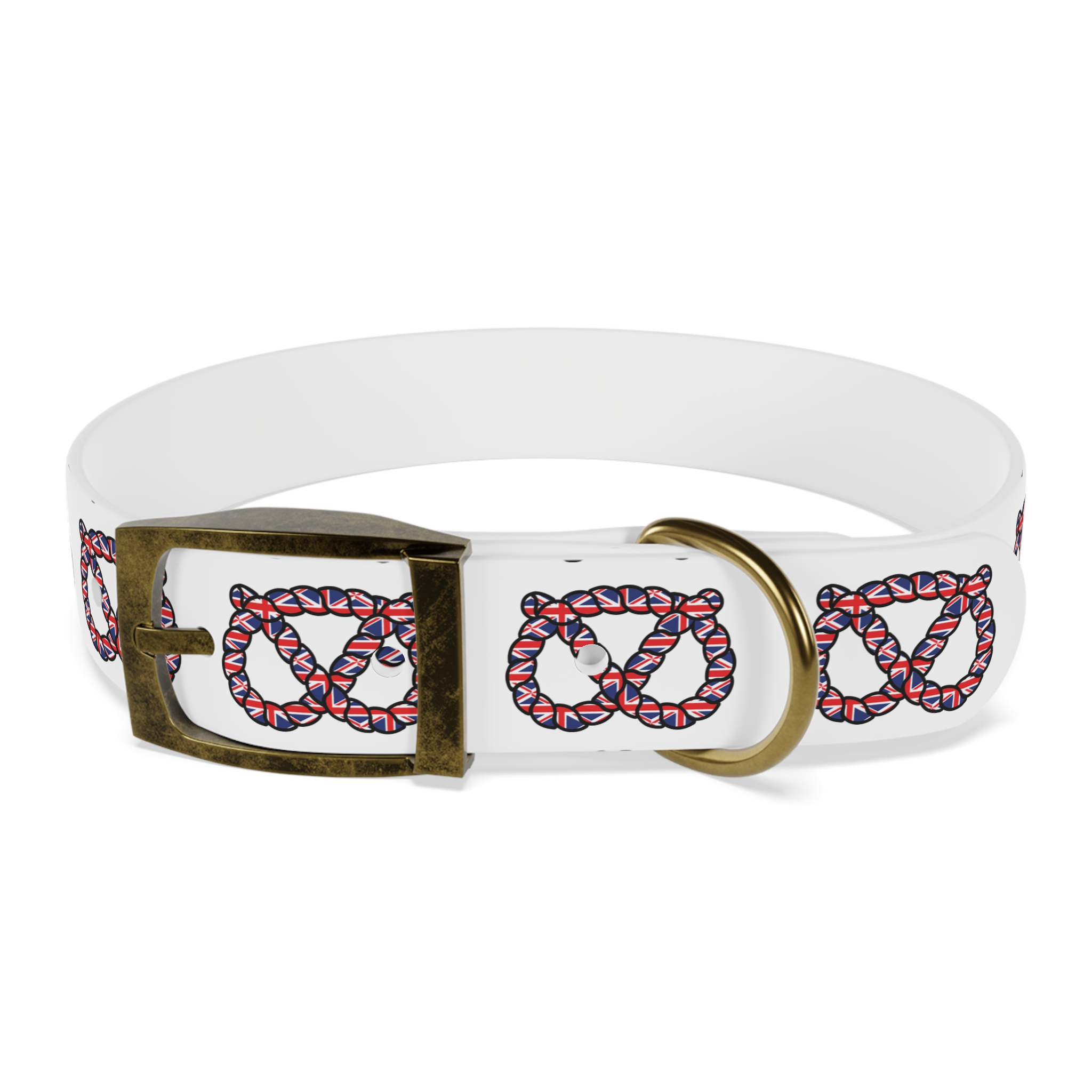 Stafford Knot Union Jack Dog Collar - Image 16