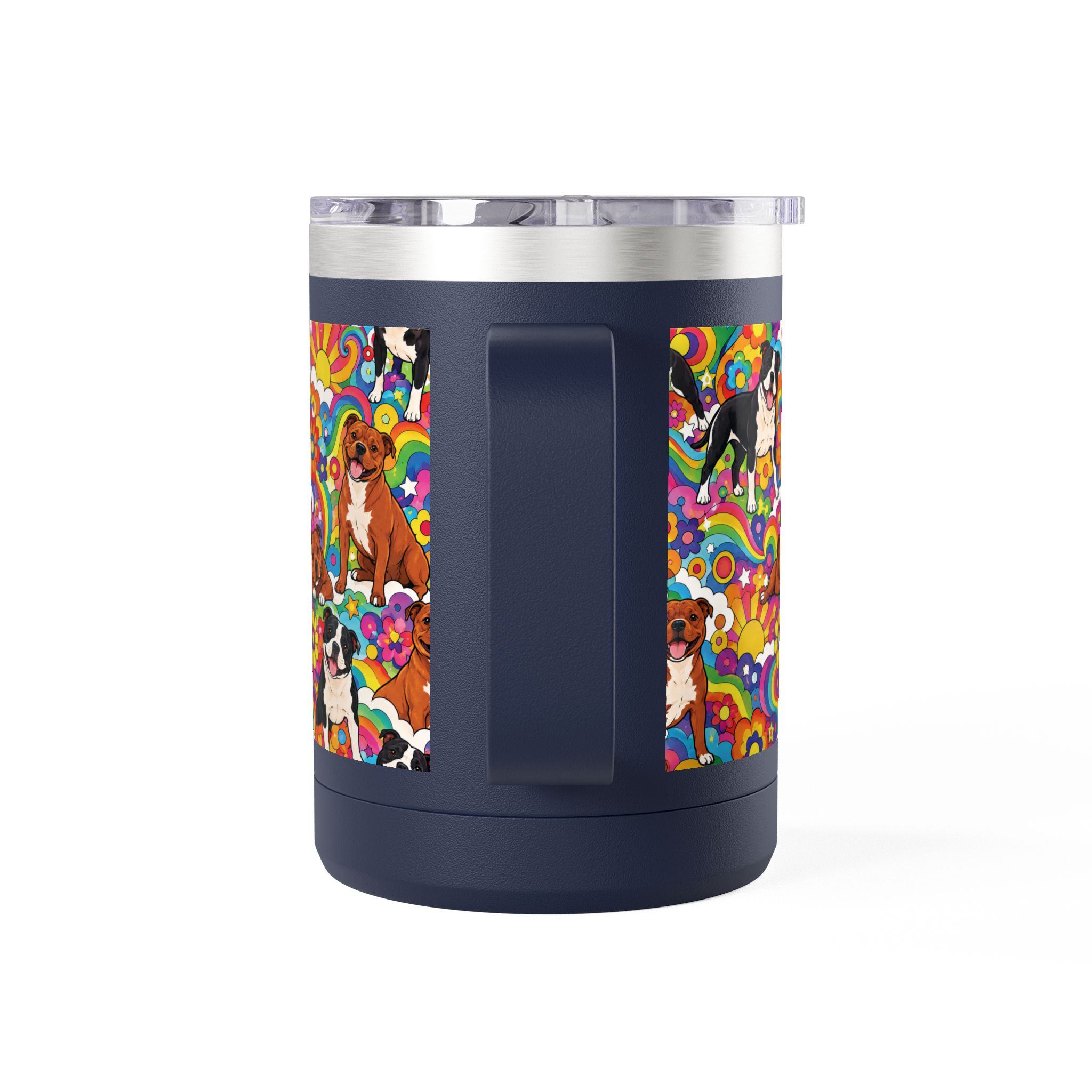 Peter Max Inspired Stafford Coffee Mug Tumbler, 15oz - Image 23