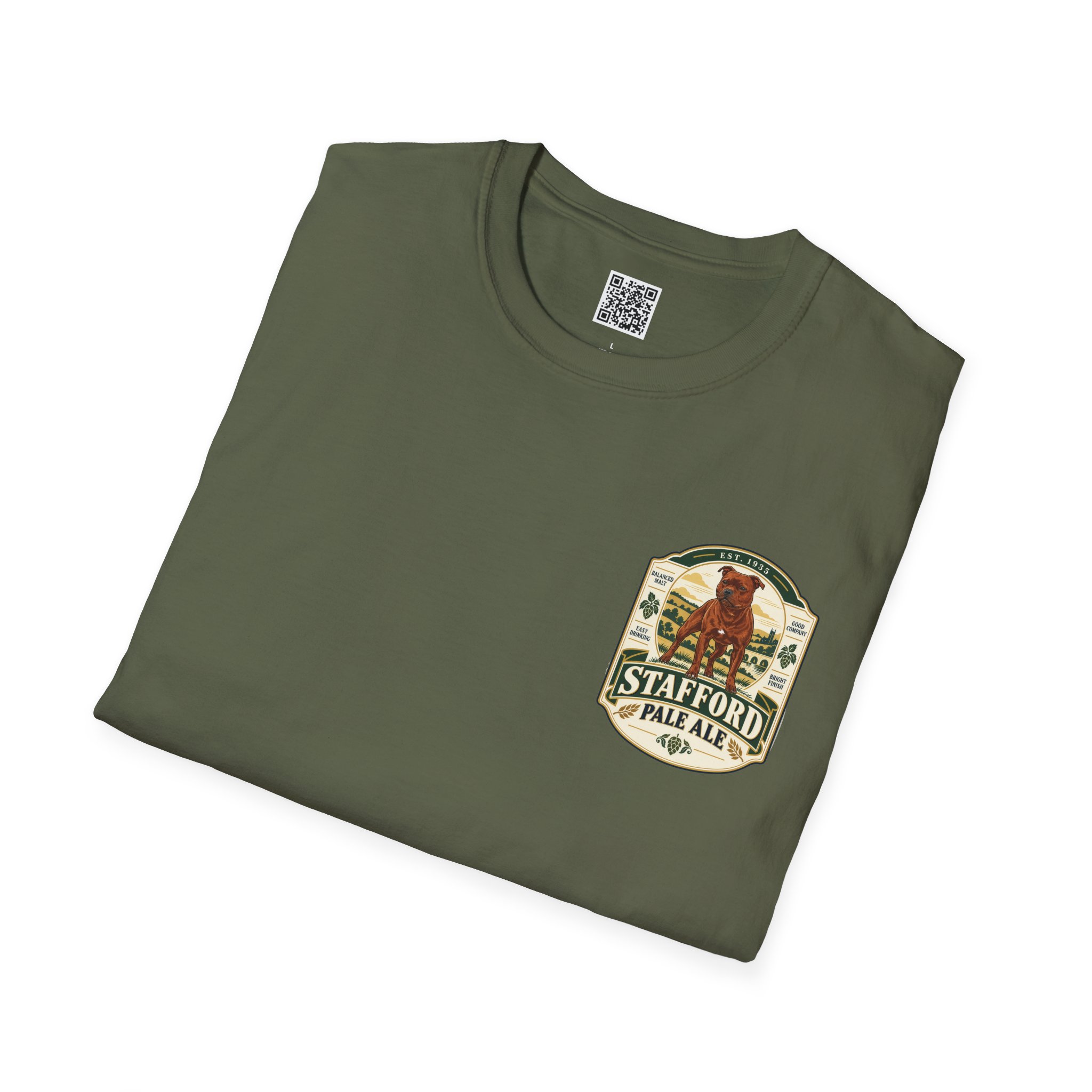 Vintage Beer Label - Stafford Softstyle T-Shirt - Image 5