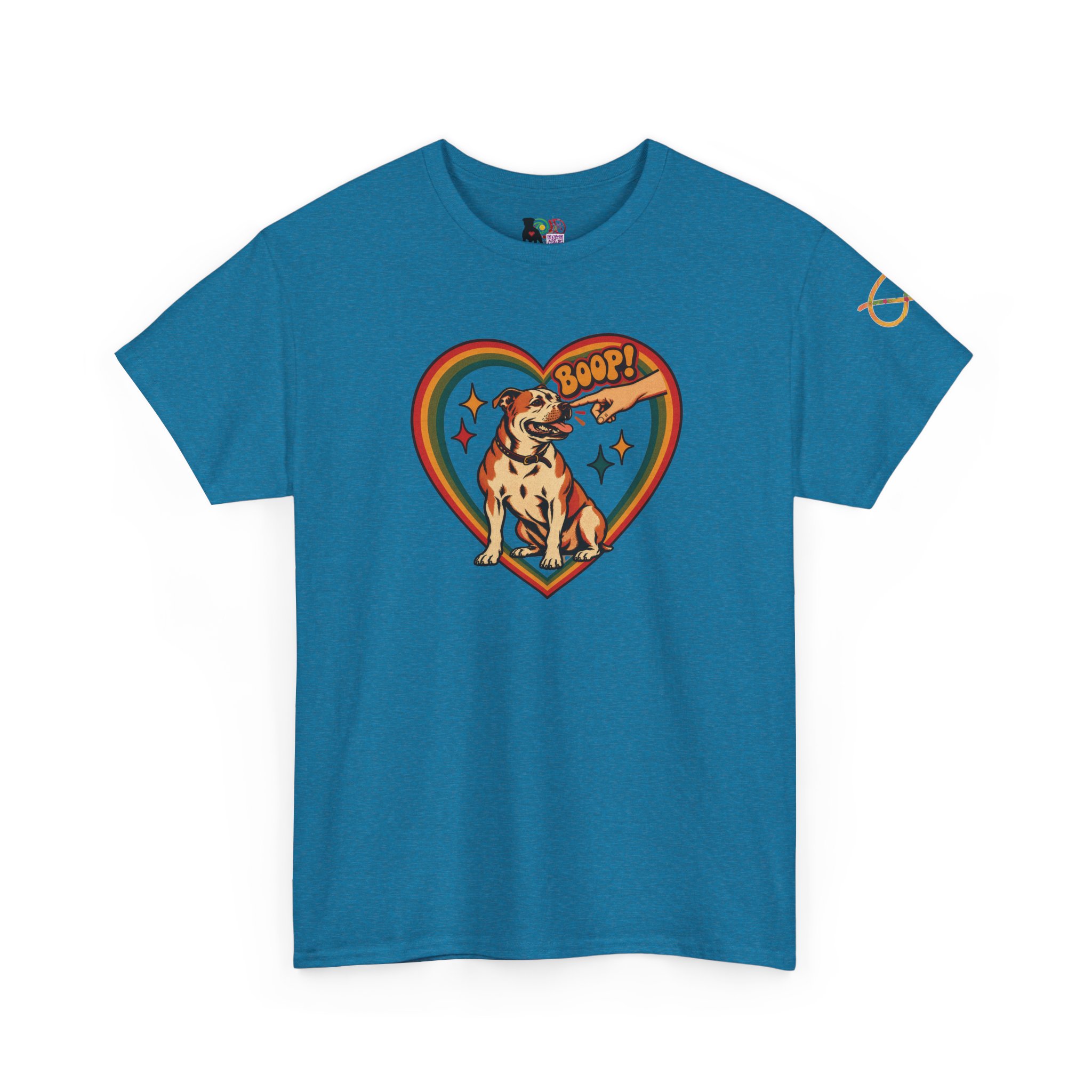 Boop! Vintage Heart Dog Tee — Cute Retro Pup Graphic T-Shirt - Image 19