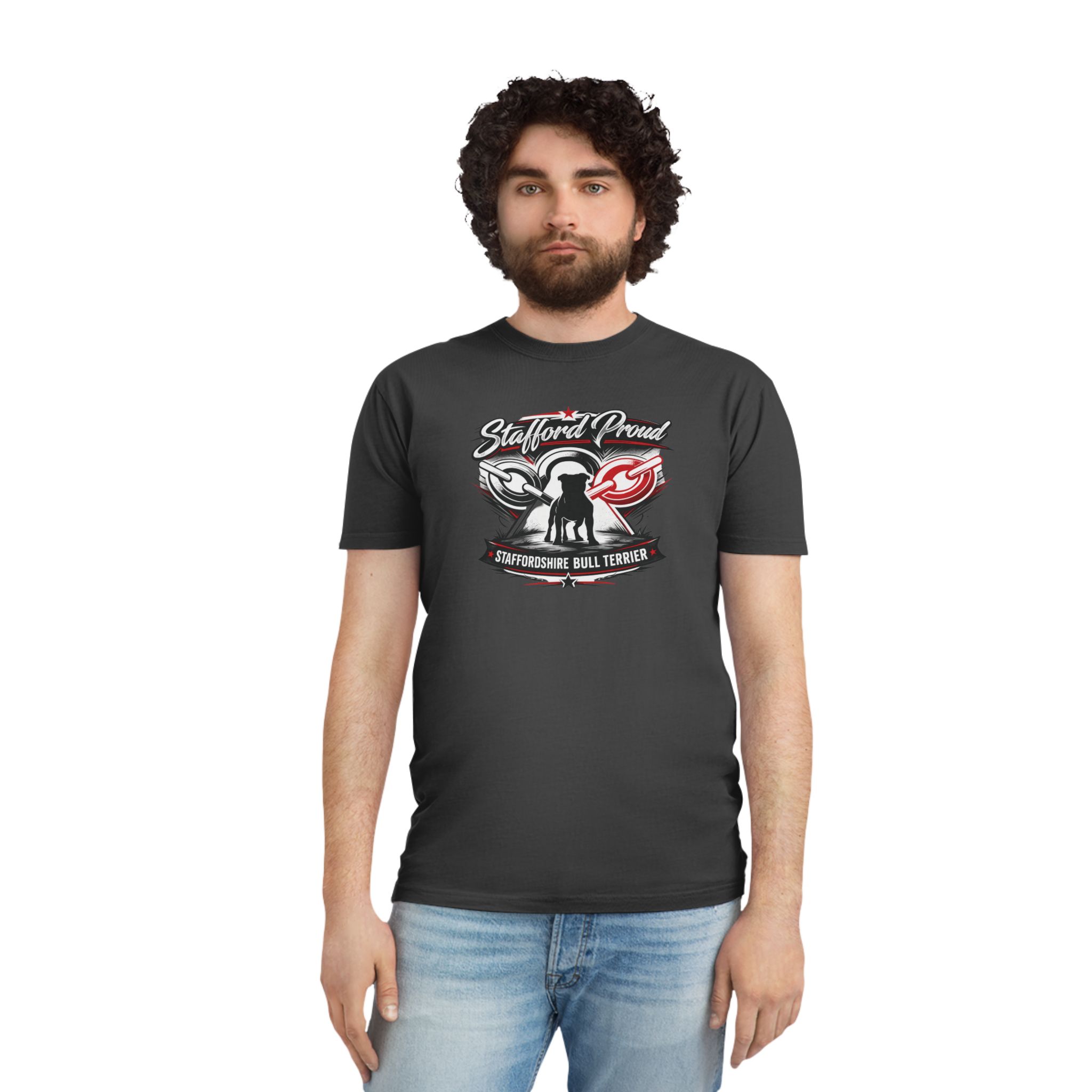 Staffordshire Bull Terrier Proud v1 Tee - Image 4