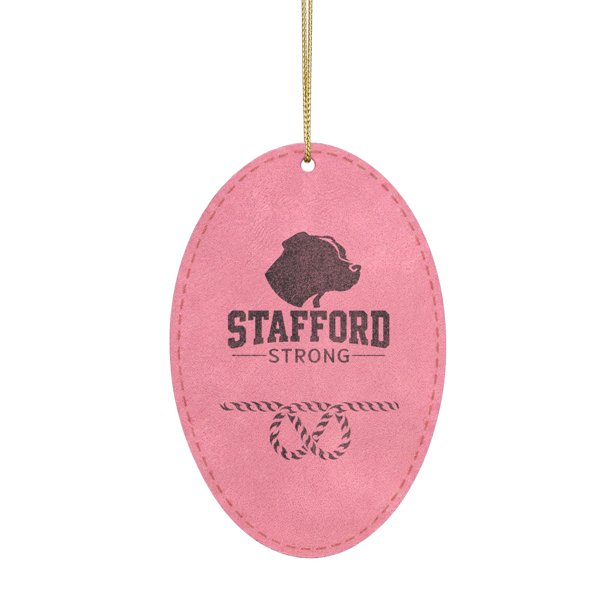 Stafford Strong Leatherette Ornament, 3 Shapes (Engraving) - Image 13