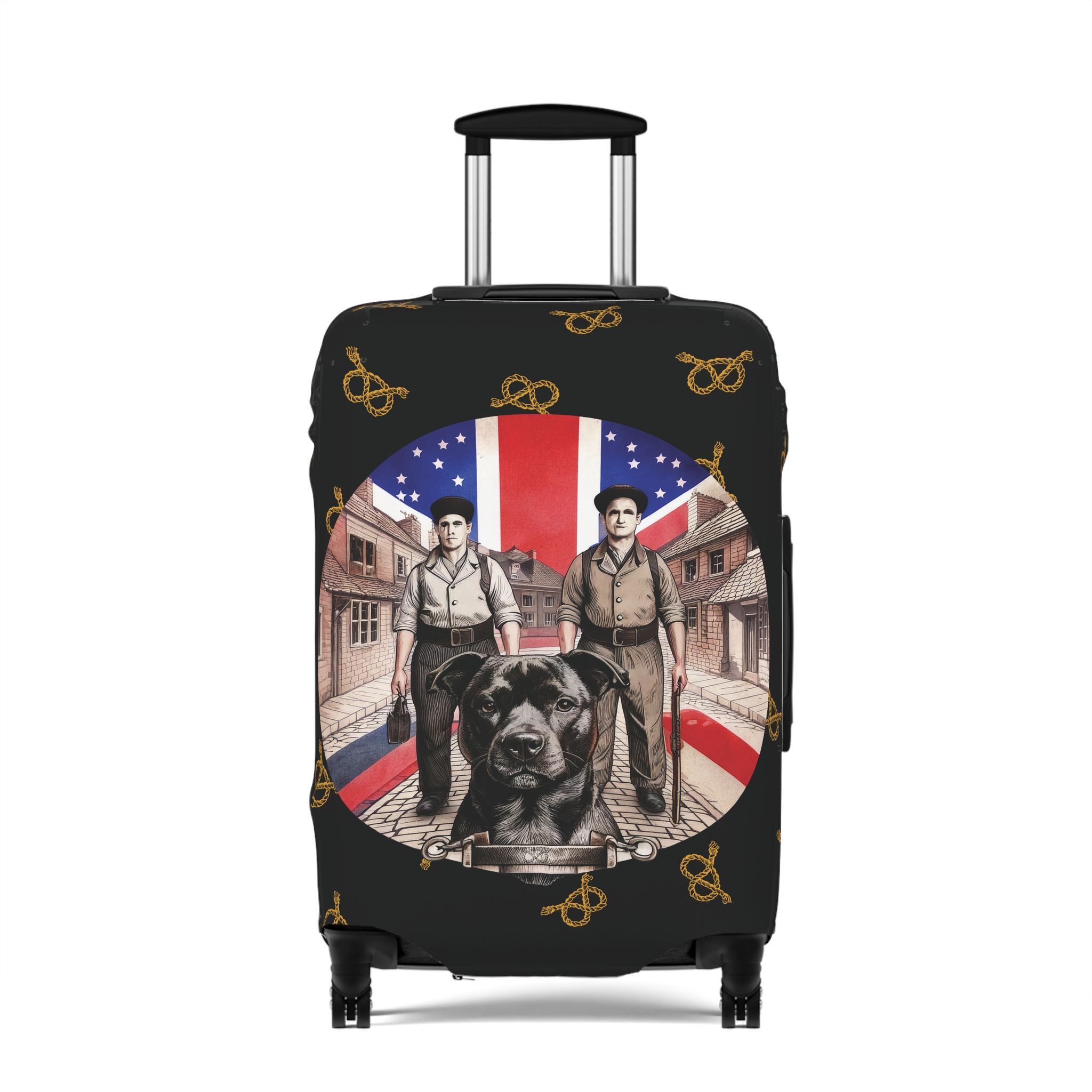 Stafford Union Jack Coal Miner Chain Maker Luggage Cover - Image 5