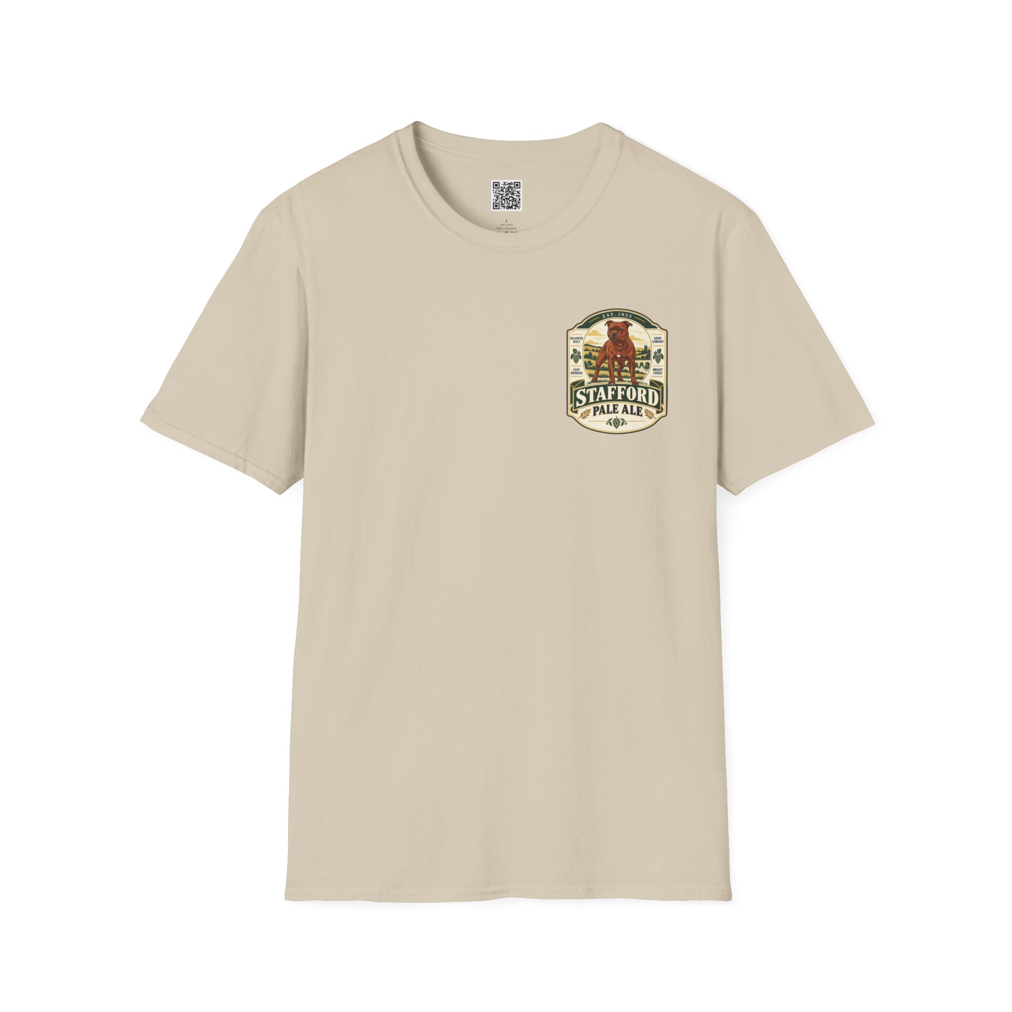 Vintage Beer Label - Stafford Softstyle T-Shirt - Image 10