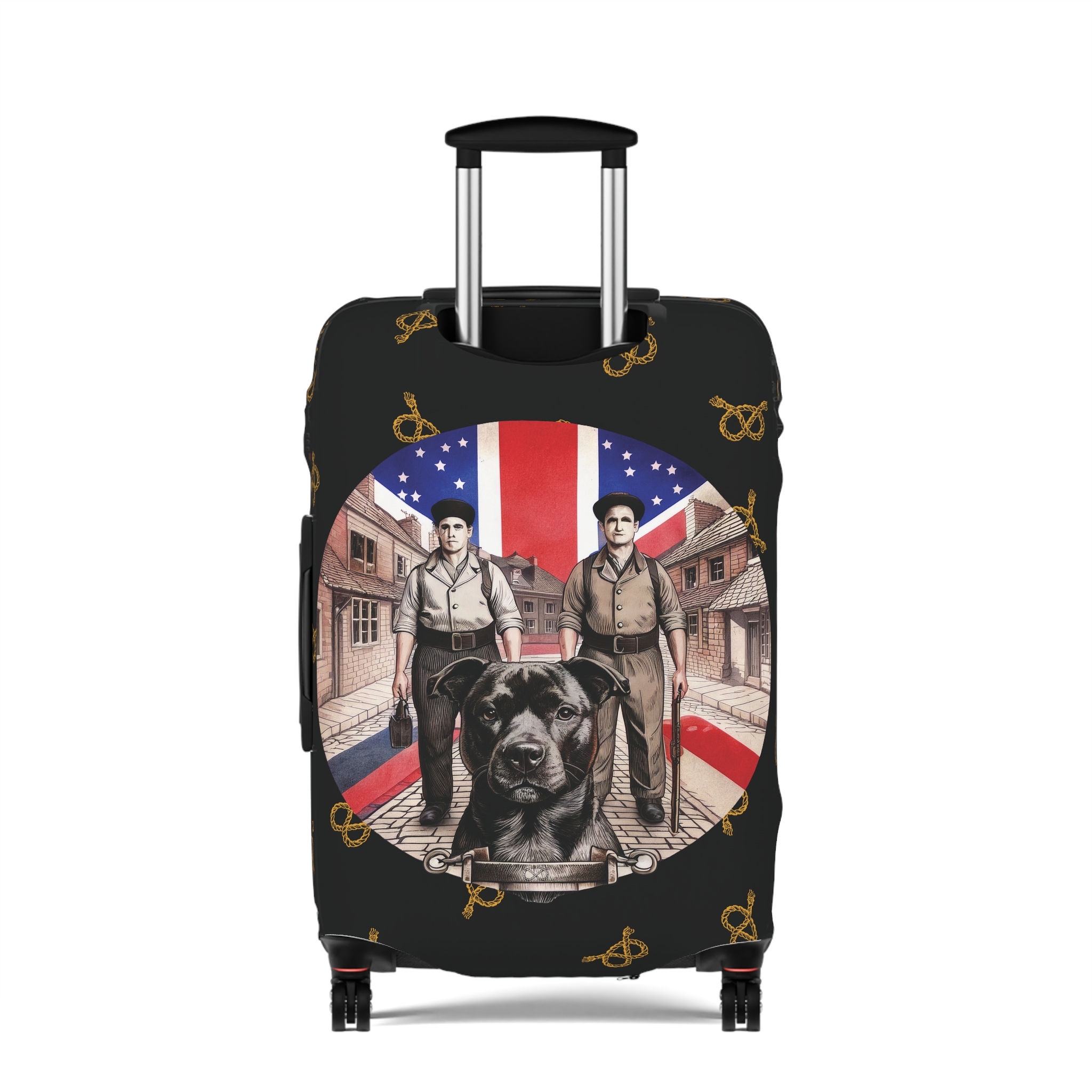 Stafford Union Jack Coal Miner Chain Maker Luggage Cover - Image 6