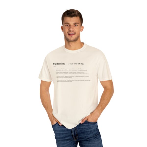 Staffording definition Unisex Garment-Dyed T-shirt - Image 12