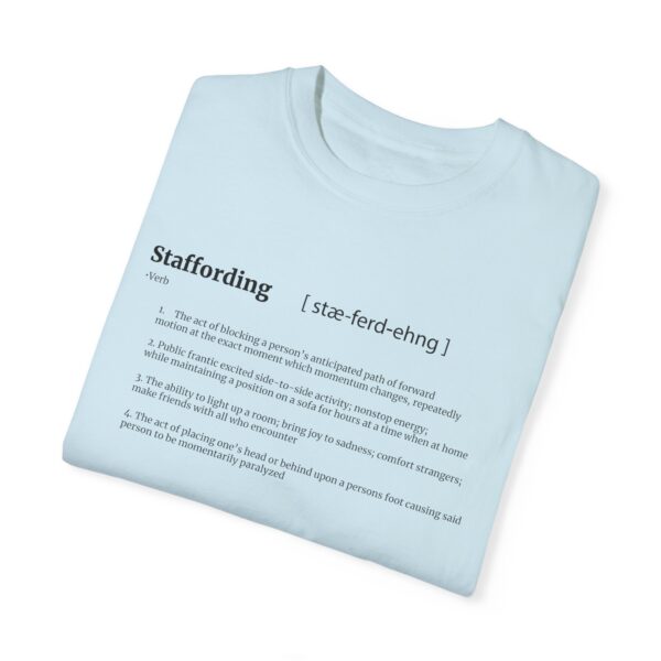 Staffording definition Unisex Garment-Dyed T-shirt - Image 15