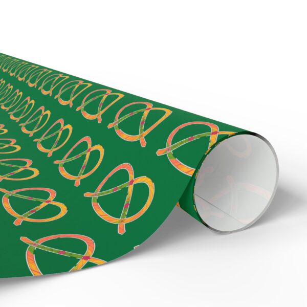 Stafford Knot Wrapping Papers Green - Image 3
