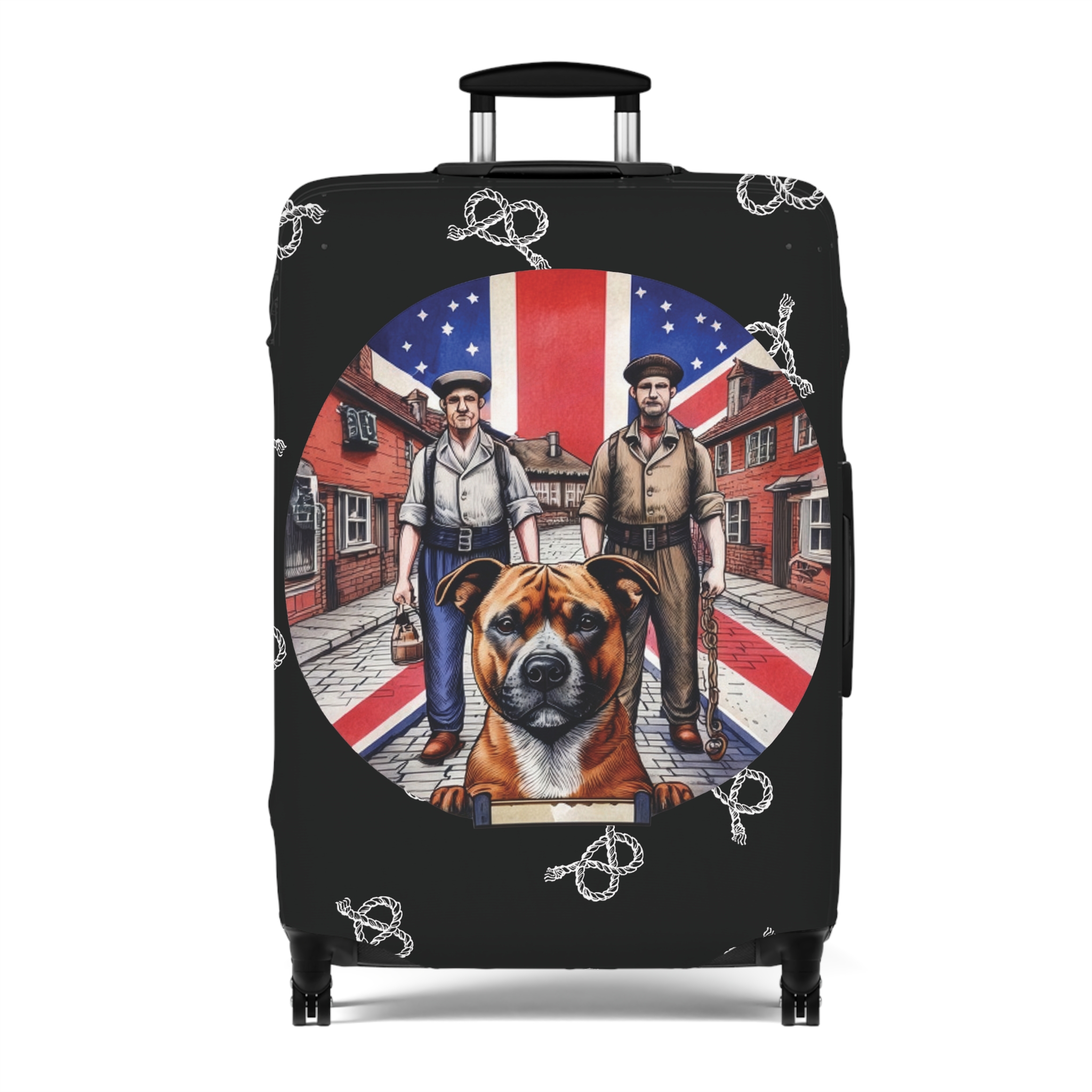 Stafford Union Jack Coal Miner Chain Maker Luggage Cover - Image 10