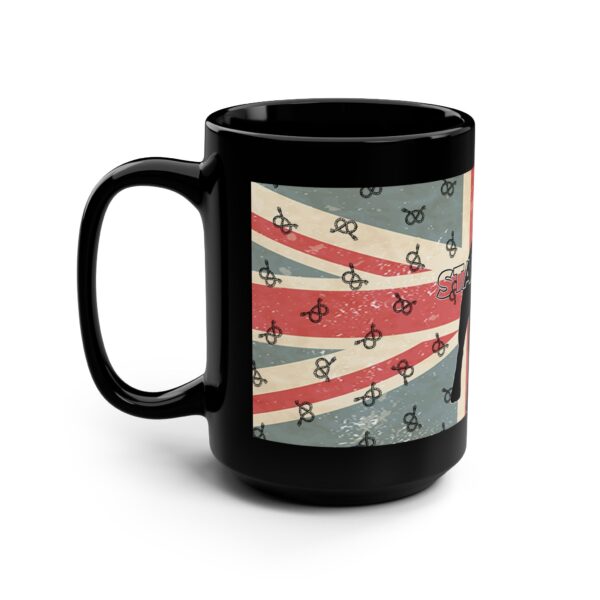 Union Jack Stafford AF Black Mug, 15oz - Image 3