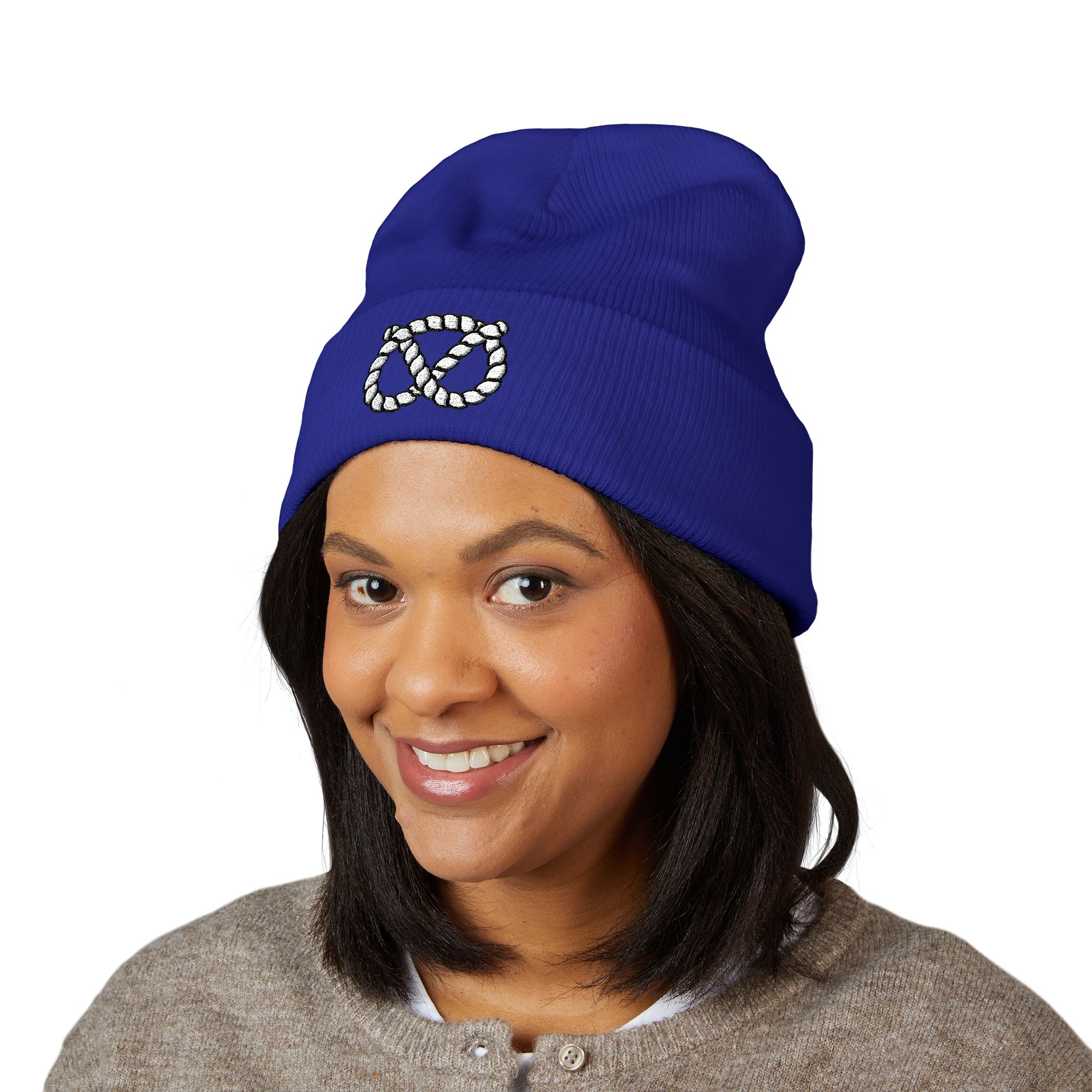 Classic Cuffed Stafford Knot Beanie (Embroidery) - Image 19