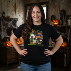Halloween "A Little Wicked" Stafford T‑Shirt