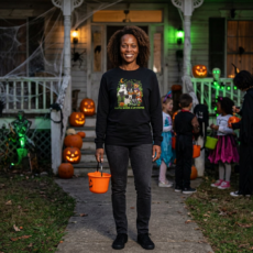 Halloween Stafford Crewneck Long Sleeve Tee