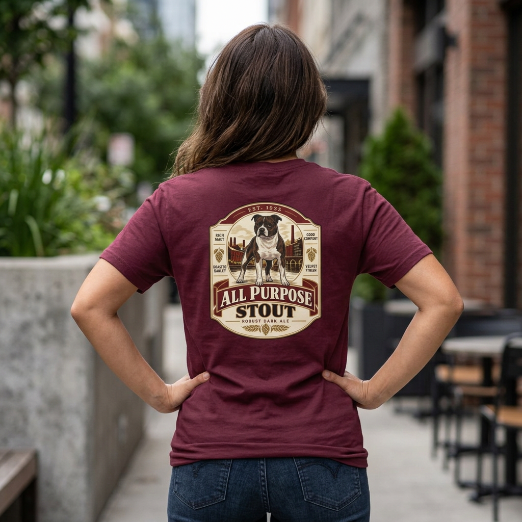 Vintage Beer Label - Stafford Softstyle T-Shirt - Image 6