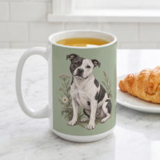 Vintage Postcard Style Staffords Ceramic Mug, (11oz, 15oz)