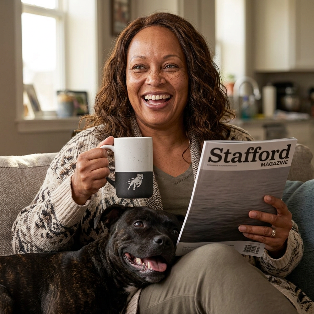 Stafford Speckled Wayland Ceramic Mug, 13oz (Engraving)