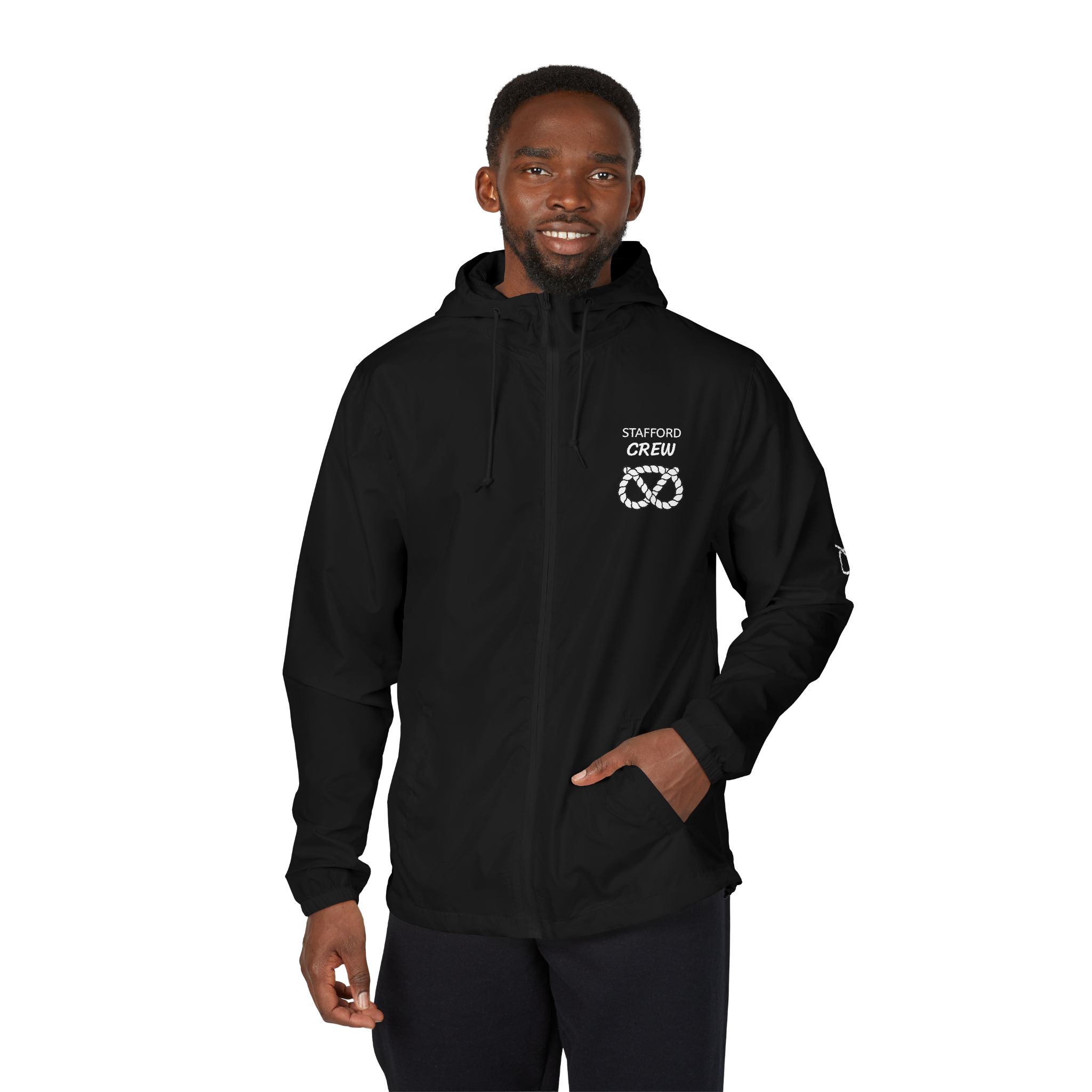 Stafford Crew Unisex Full-Zip Windbreaker Jacket - Image 17