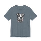 Stafford Head with hearts collar Tee - Image 23