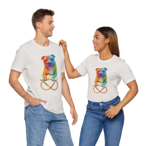 Colorful Stafford with knot Tee - Image 5