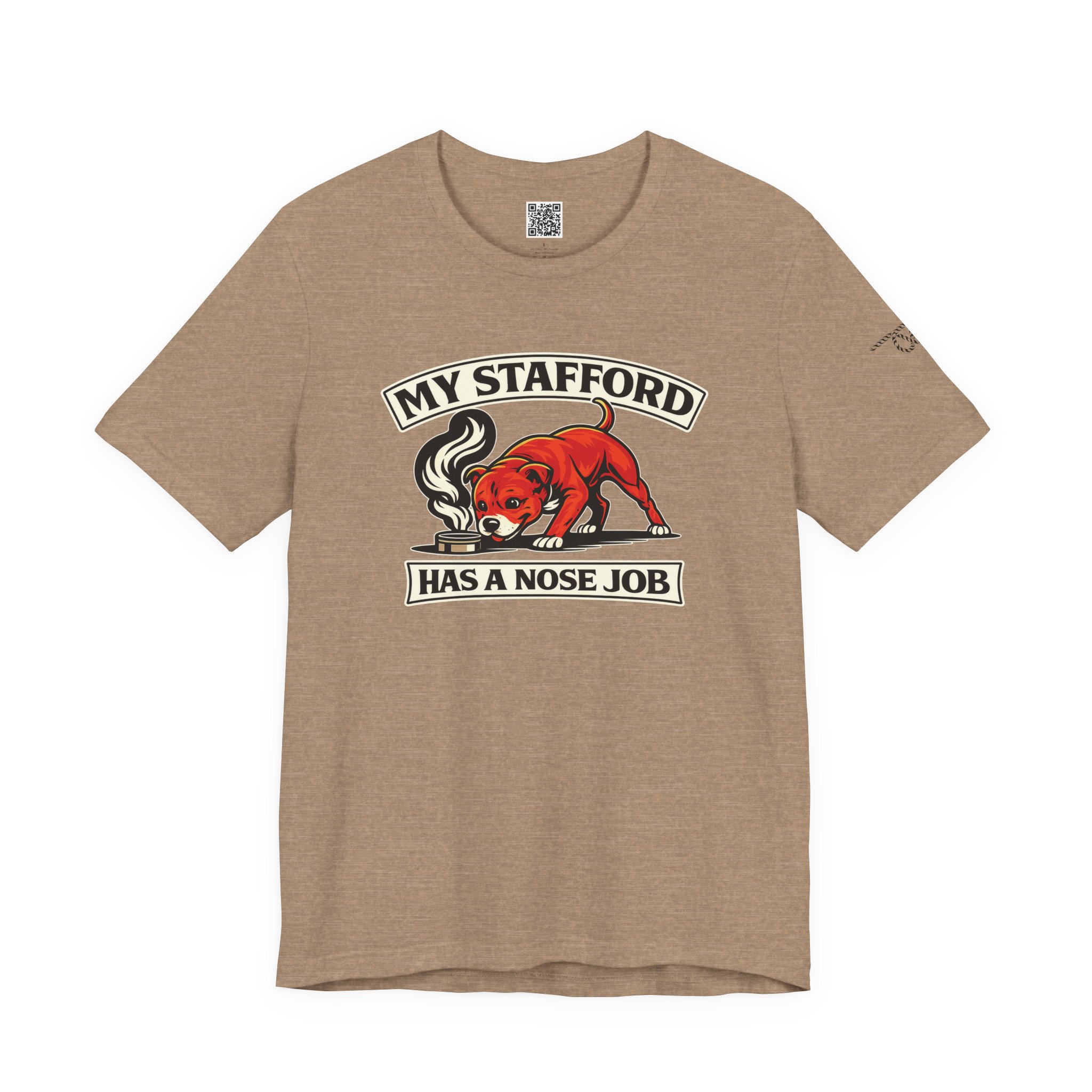 My Stafford Has A Nose Job T‑Shirt by TSK - Image 9