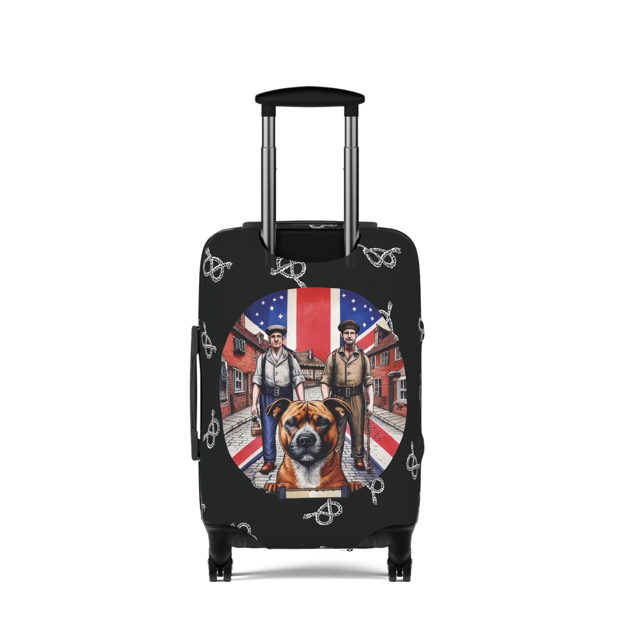 Stafford Union Jack Coal Miner Chain Maker Luggage Cover - Image 4
