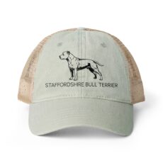 STAFFORD Women's Washed Mesh-Back Cap with pattern under bill