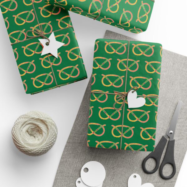 Stafford Knot Wrapping Papers Green - Image 7