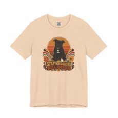 Stafford Puppy 70's style T‑Shirt by TSK