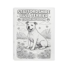 Staffordshire Bull Terrier Coloring Book