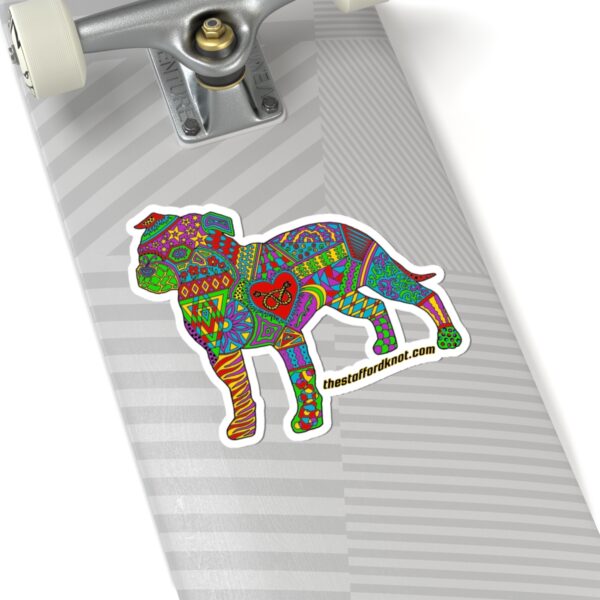 Colorful Stafford Fundraiser Kiss-Cut Stickers - Image 5