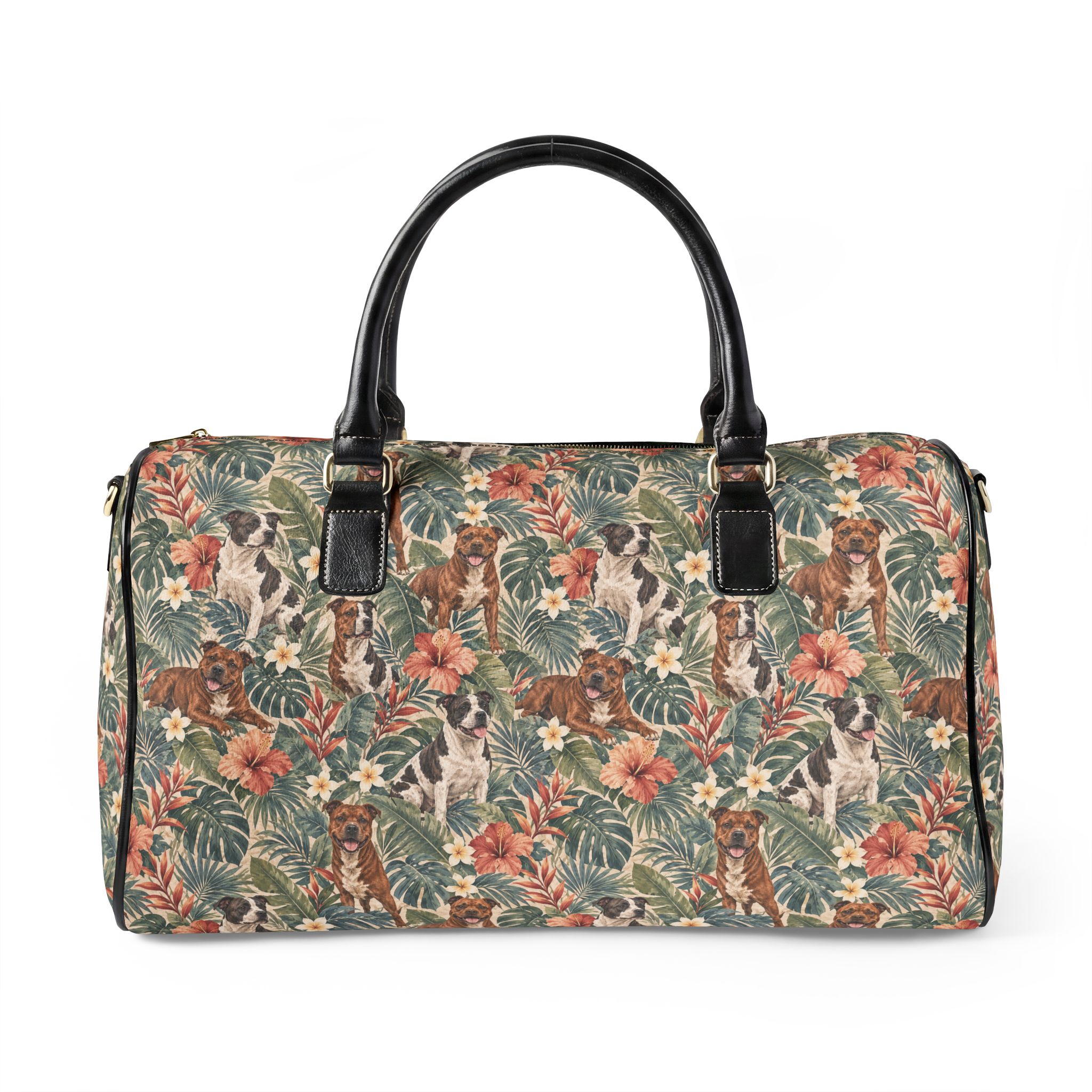 Faux Leather Travel Bag - Image 6
