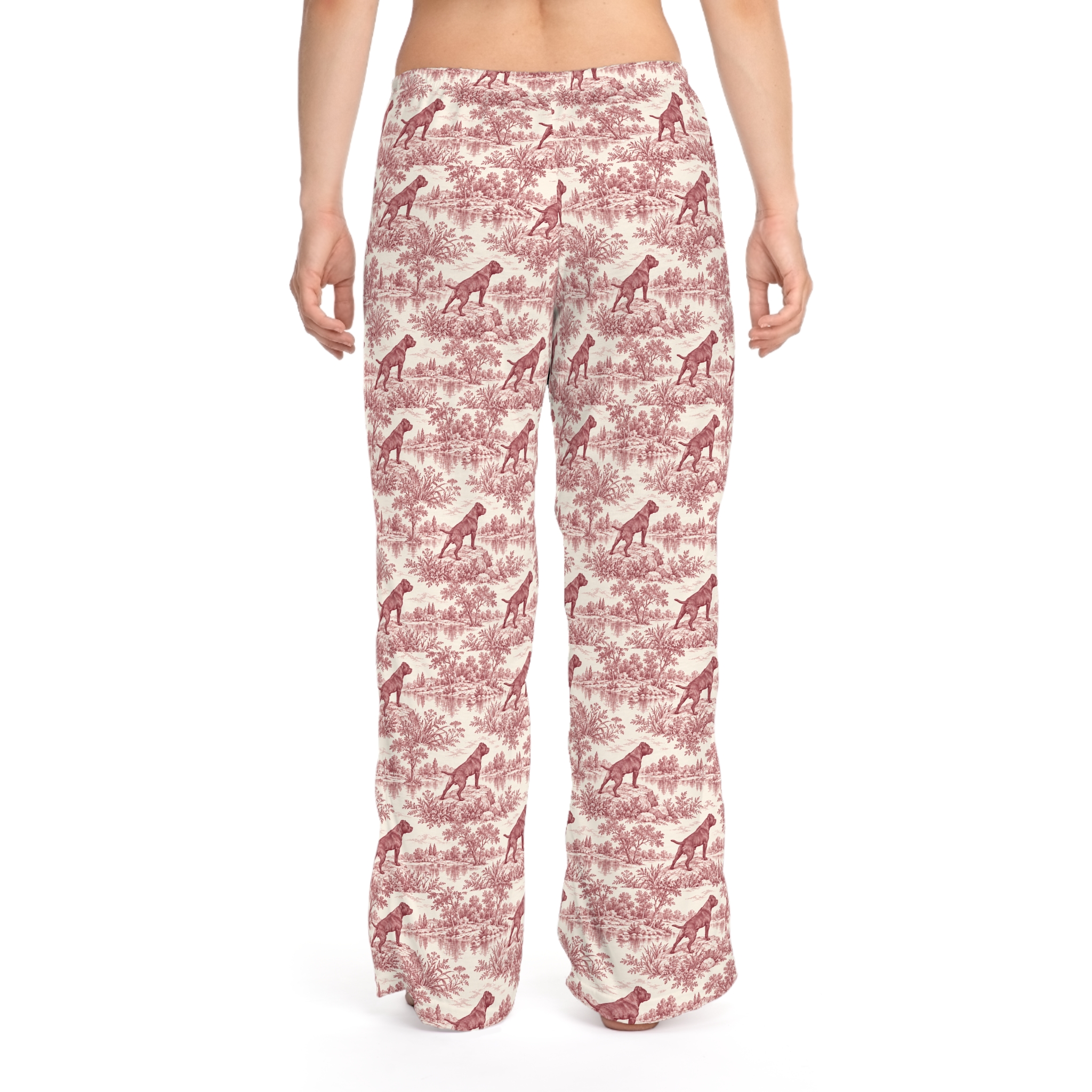 Classic toile Stafford Pajama Pants in red - Image 5