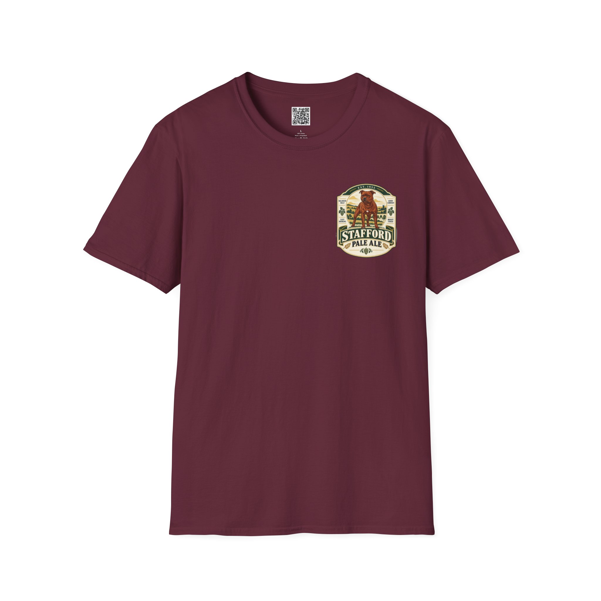 Vintage Beer Label - Stafford Softstyle T-Shirt - Image 6