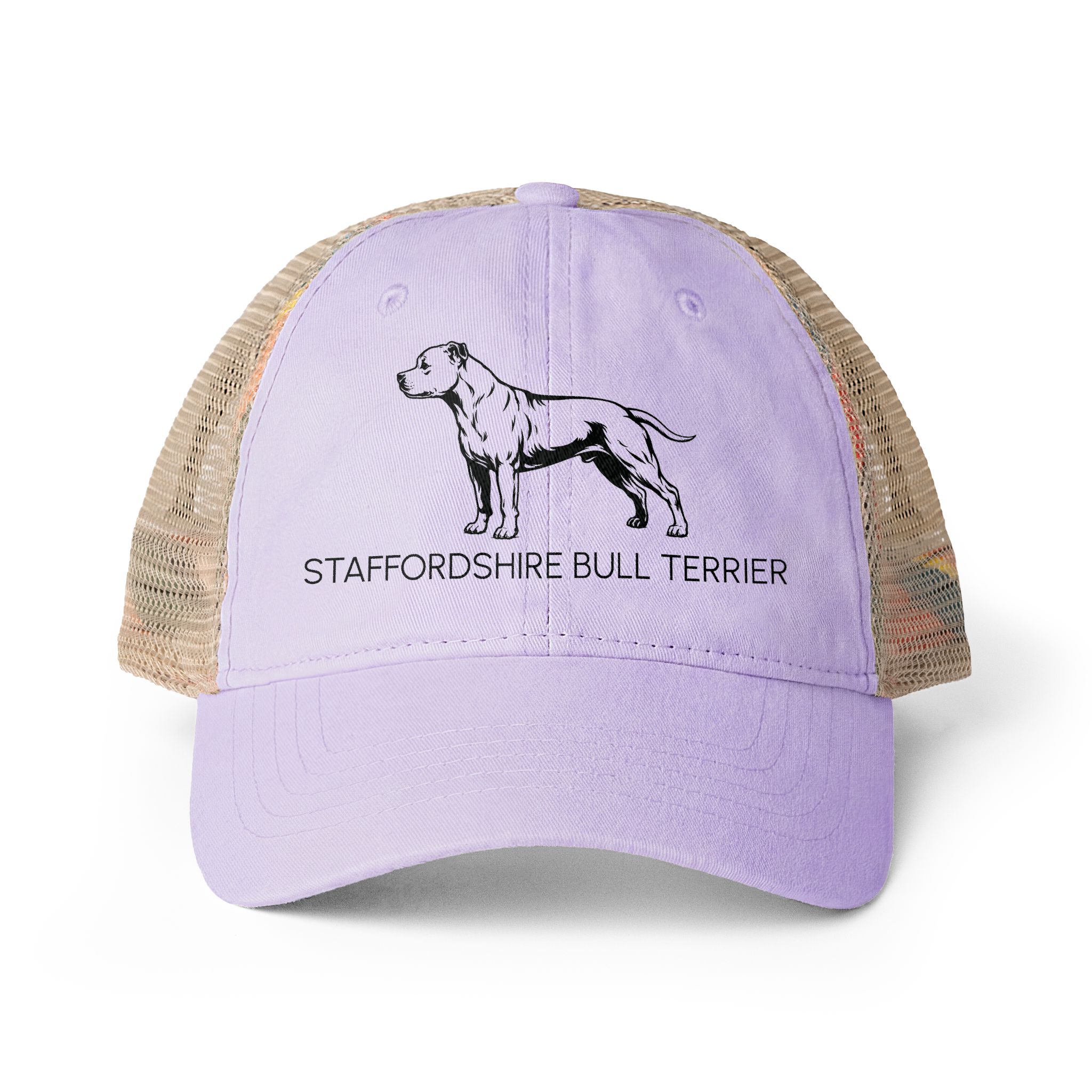 STAFFORD Women's Washed Mesh-Back Cap with pattern under bill - Image 5