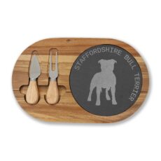 Staffordshire Bull Terrier Charcuterie Board (Engraving)