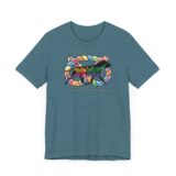 Colorful Stafford with Knot Unisex Jersey Short Sleeve Tee - Image 3