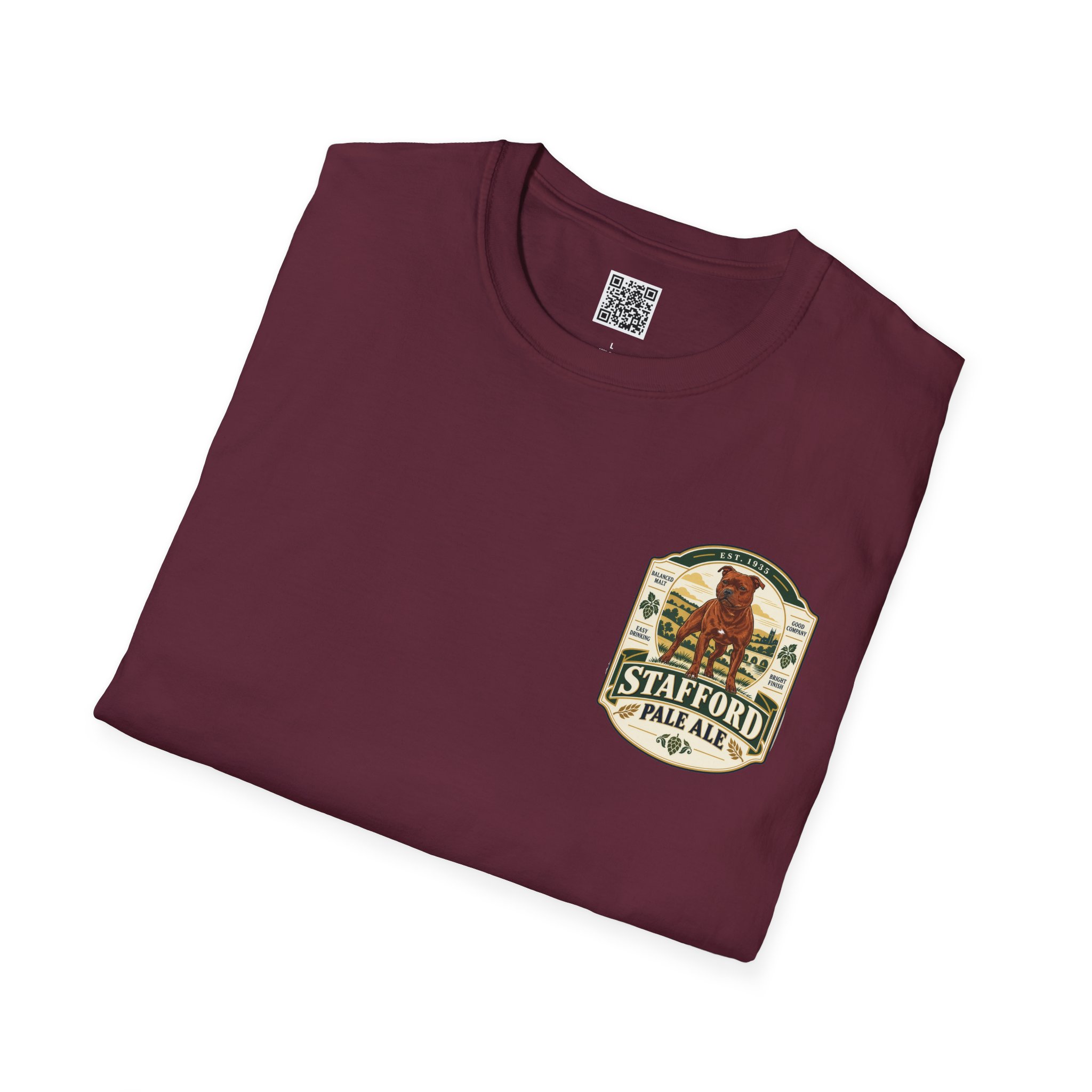 Vintage Beer Label - Stafford Softstyle T-Shirt - Image 9