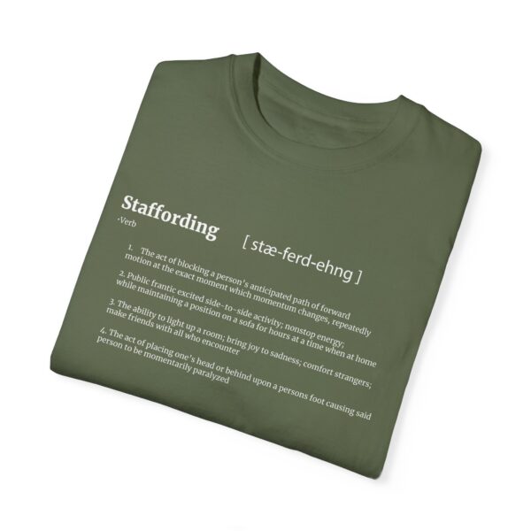 Staffording definition Unisex Garment-Dyed T-shirt - Image 3