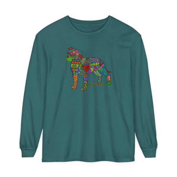 Colorful Stafford Garment-dyed Long Sleeve T-Shirt - Image 9