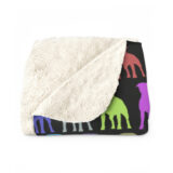 Painted Stafford Sherpa Fleece Blanket - Image 2