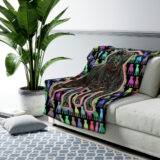Painted Stafford Sherpa Fleece Blanket - Image 3