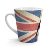 Union Jack Staffordshire Bull Terrier Latte mug - Image 2