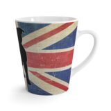 Union Jack Staffordshire Bull Terrier Latte mug - Image 3