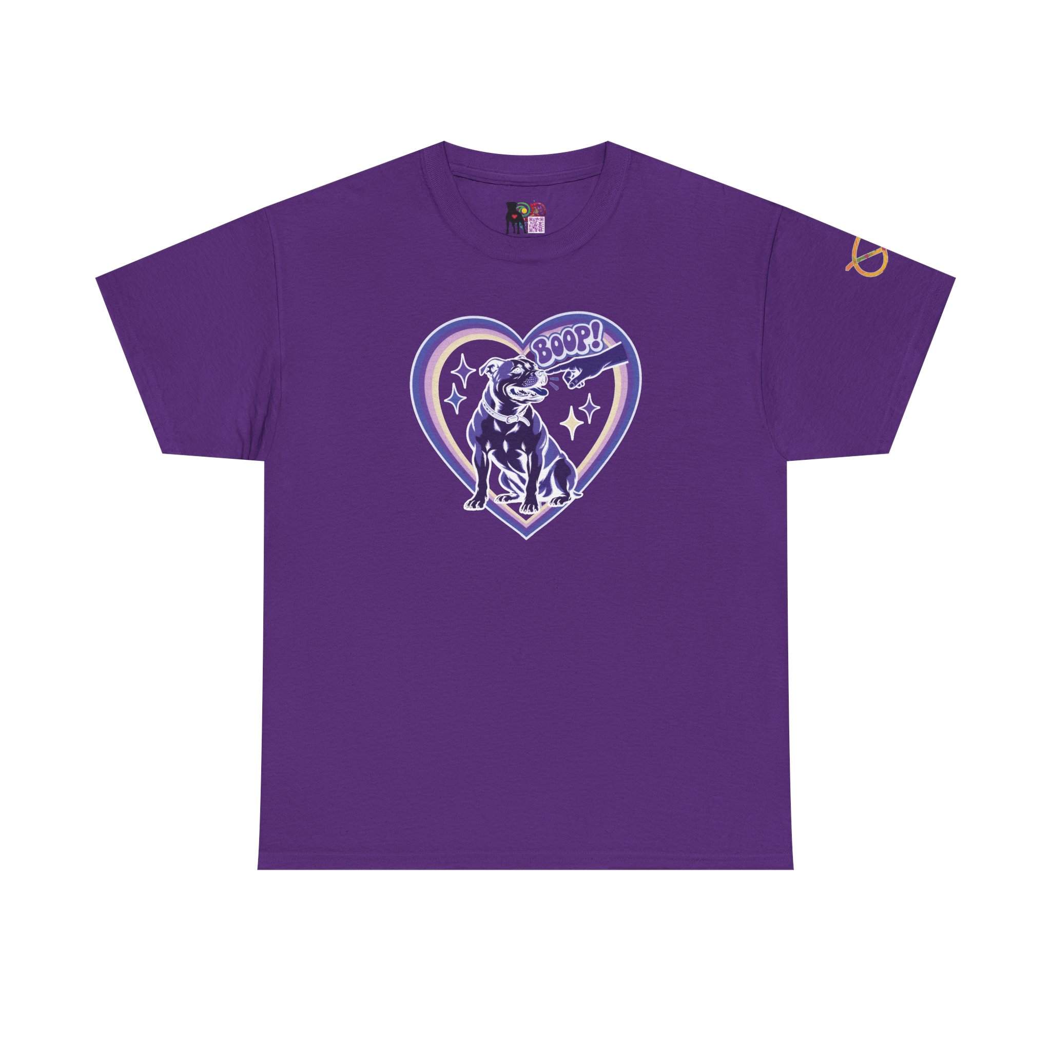 Boop! Vintage Heart Stafford Tee — Cute Retro Stafford Graphic T-Shirt (dark) - Image 21