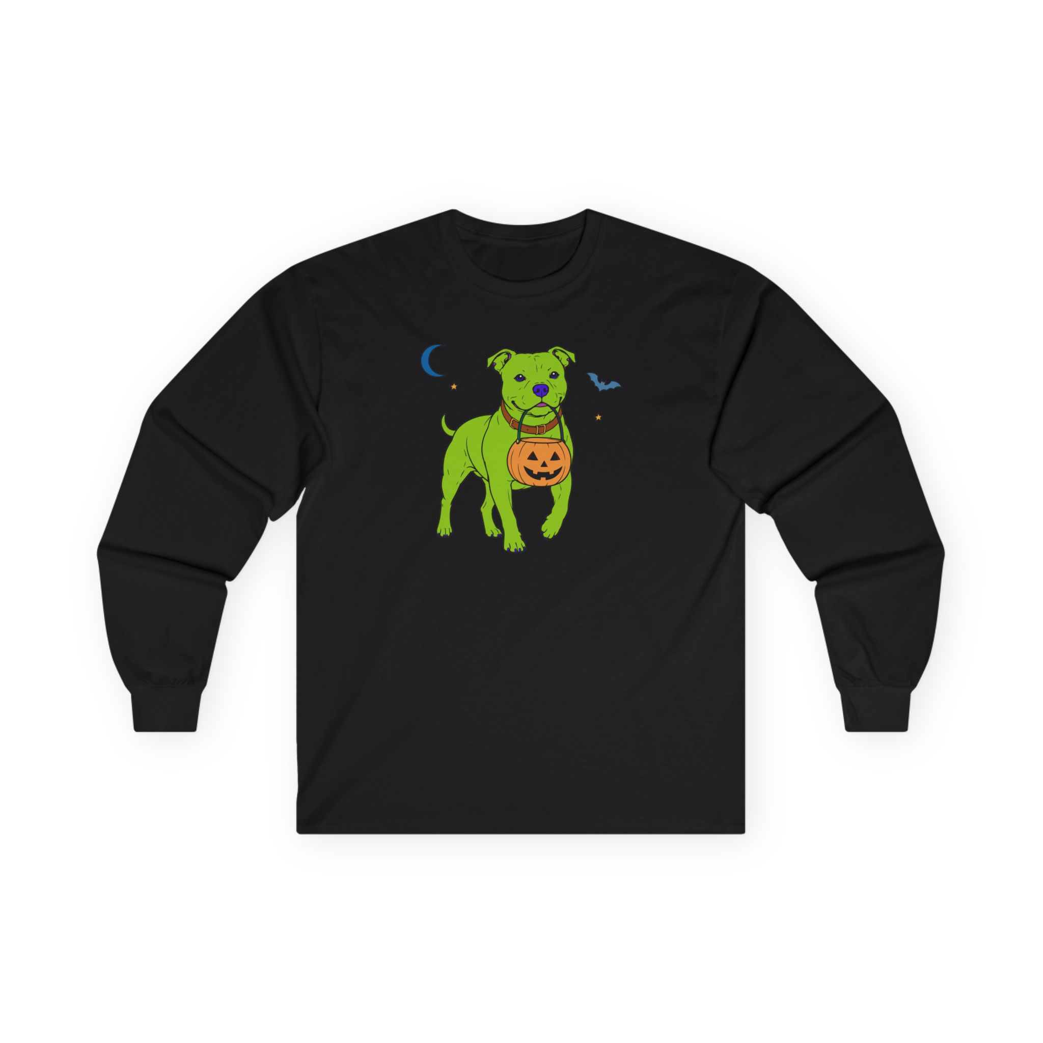 Halloween Trick or Treat Stafford Crewneck Long Sleeve Tee