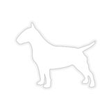White Bull Terrier Kiss-Cut Stickers - Image 7