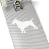 White Bull Terrier Kiss-Cut Stickers - Image 2