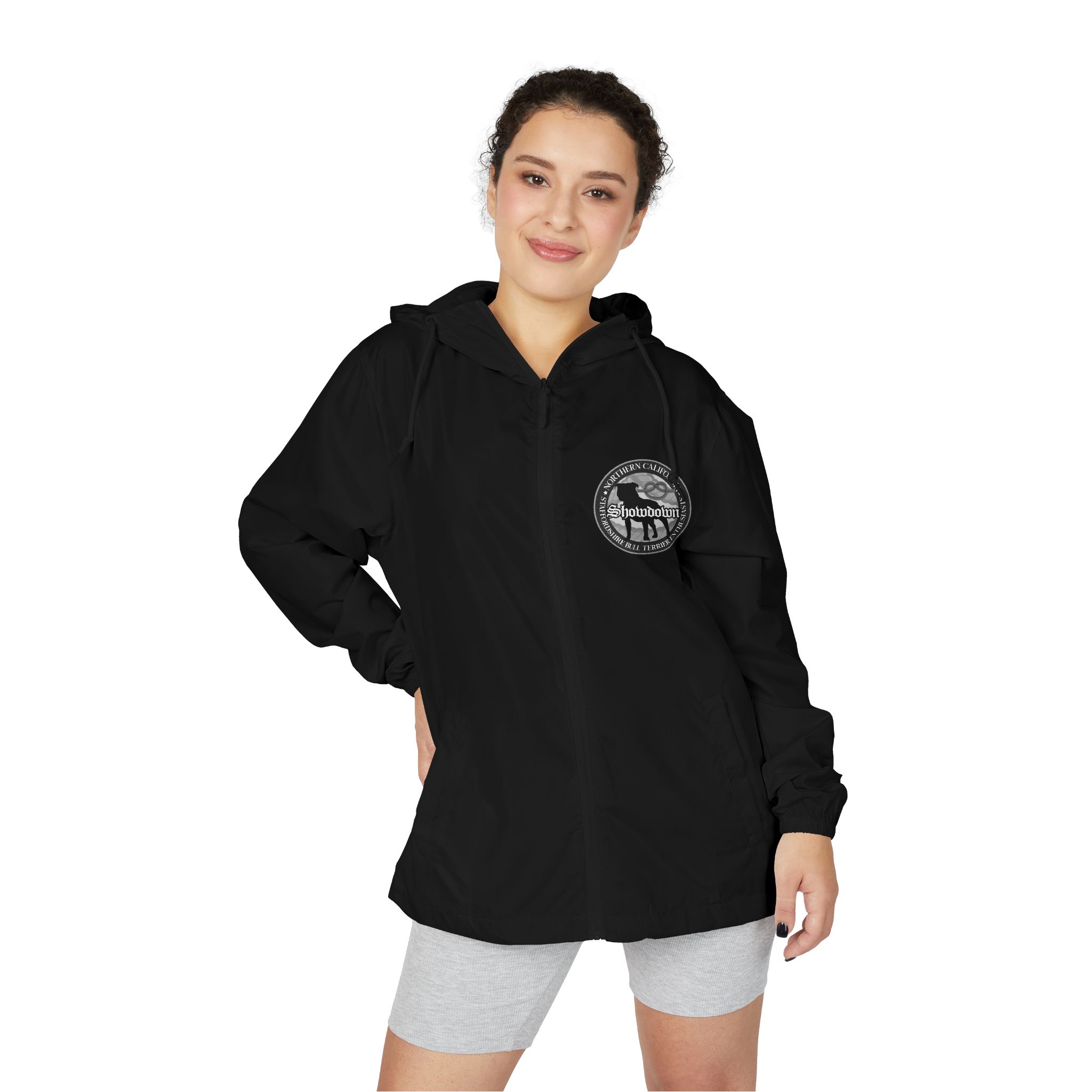 Windbreaker Jacket — 'Showdown' Logo Lightweight Zip Hoodie - Image 8